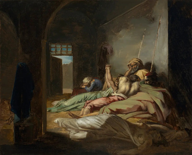 مشهد وباء الحمى الصفراء في قادس - تيودور جيريكولت