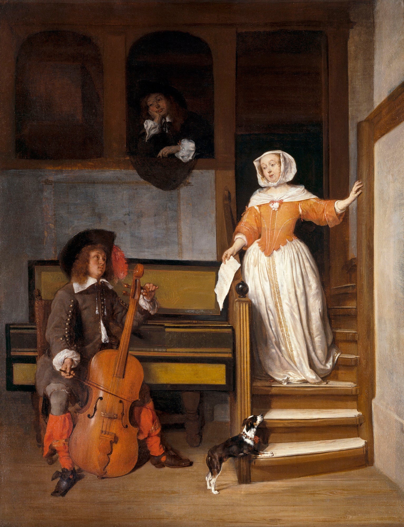 Le Joueur de Violoncelle - Gabriel Metsu