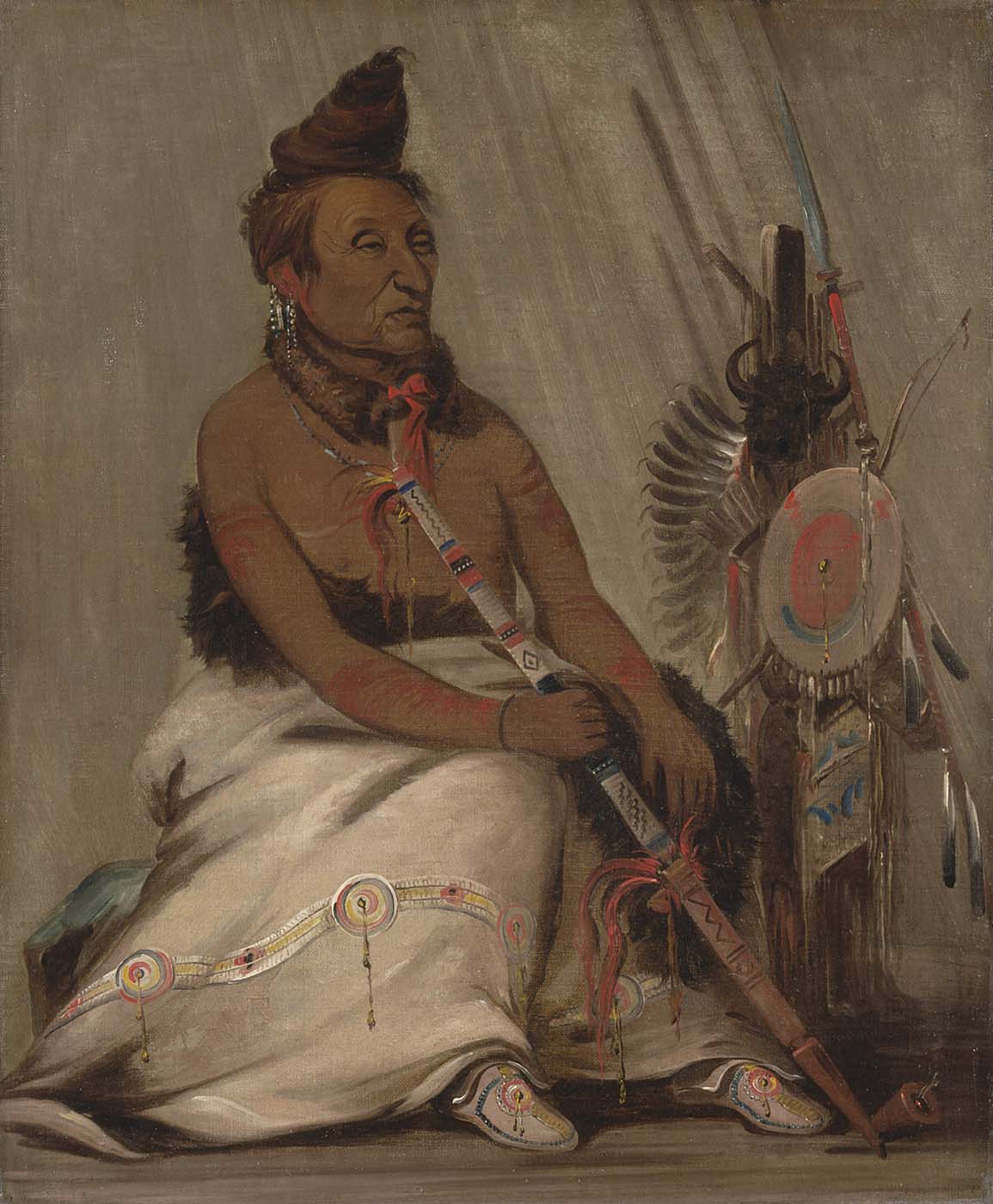 Mocassin noir, Chef - George Catlin