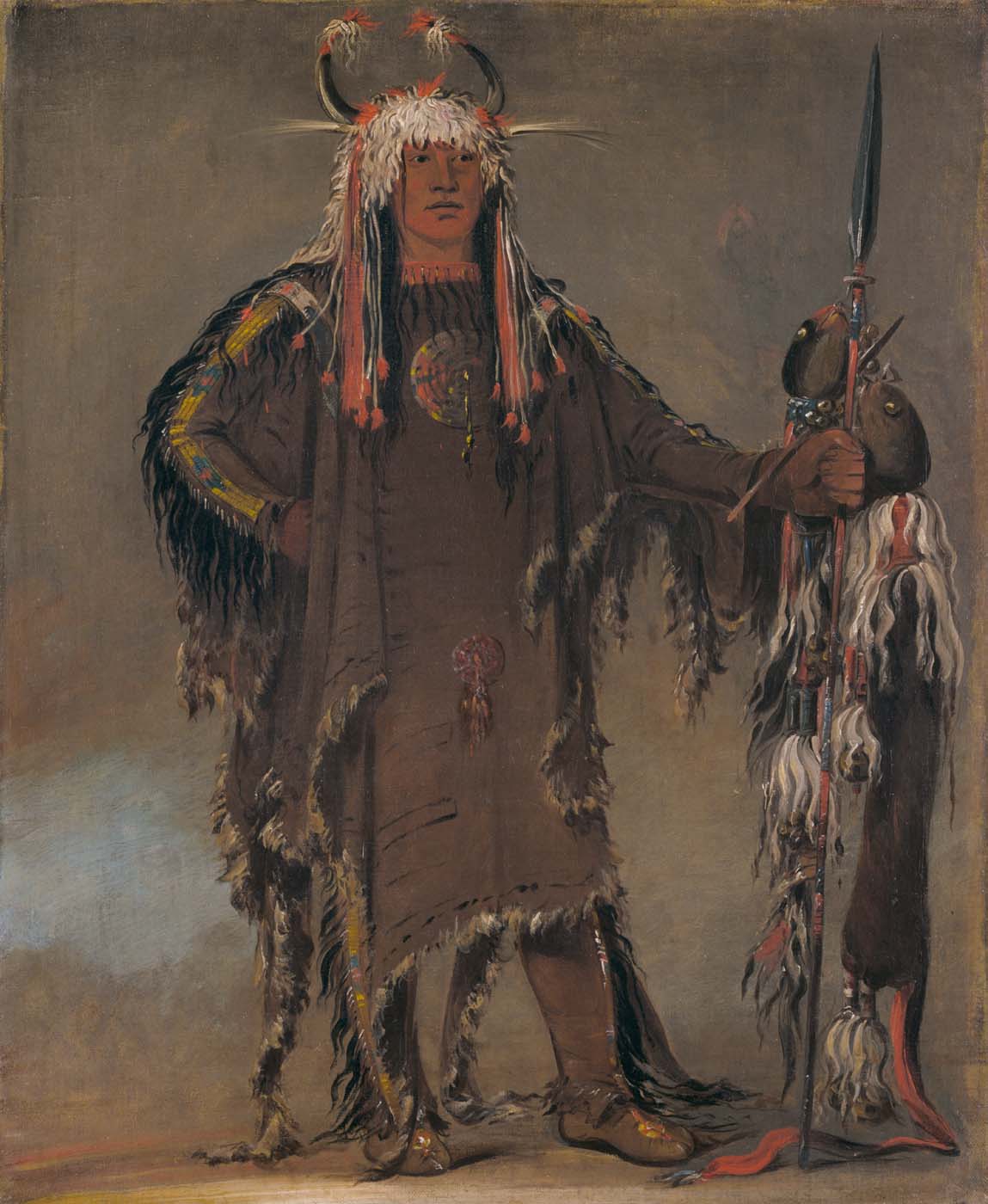 Peh-tó-pe-kiss, Côtes d'Aigle, un chef Piegan - George Catlin