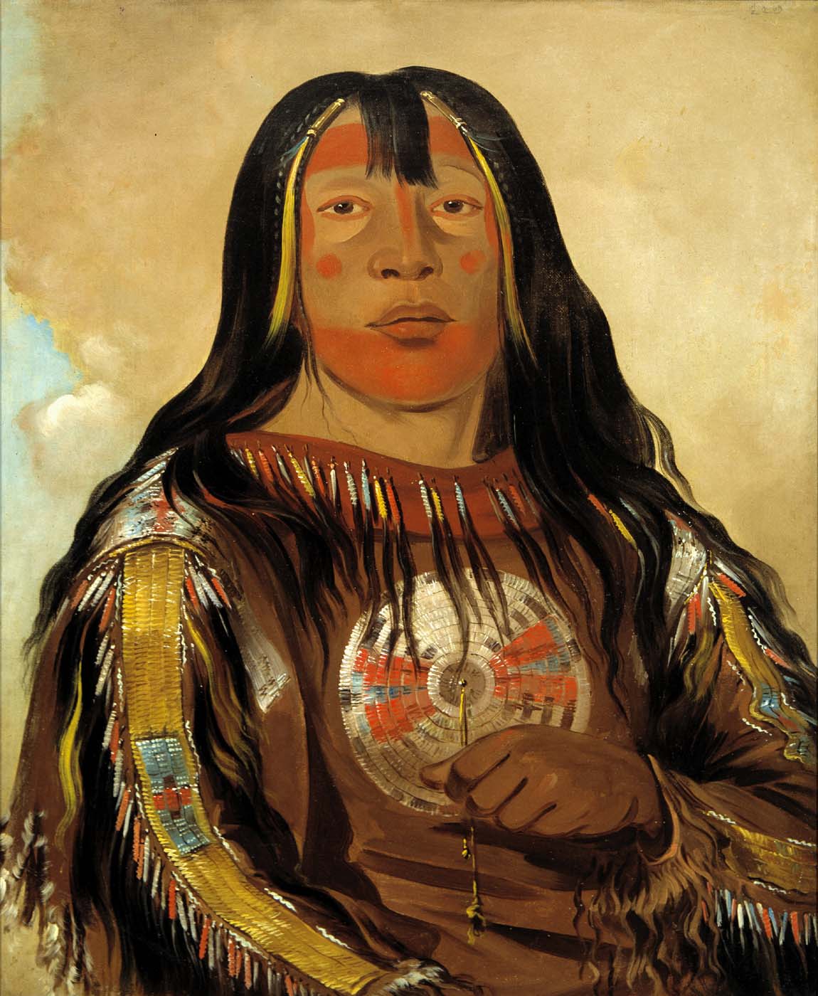 Peh-tó-pe-kiss, Côtes d'Aigle, un chef Piegan - George Catlin