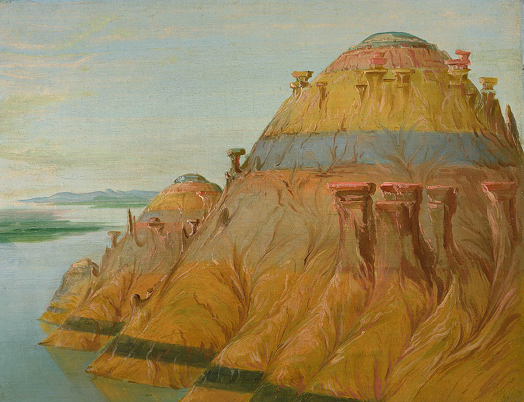 Pittoresque Clay Bluff, à 2 700 km au-dessus de Saint-Louis - George Catlin