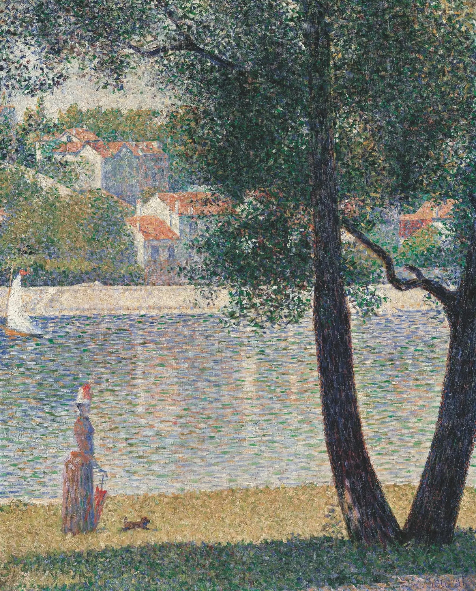 Reproduction du tableau « La Seine à Courbevoie - Georges Seurat » par Alpha Reproduction en peinture à l’huile
