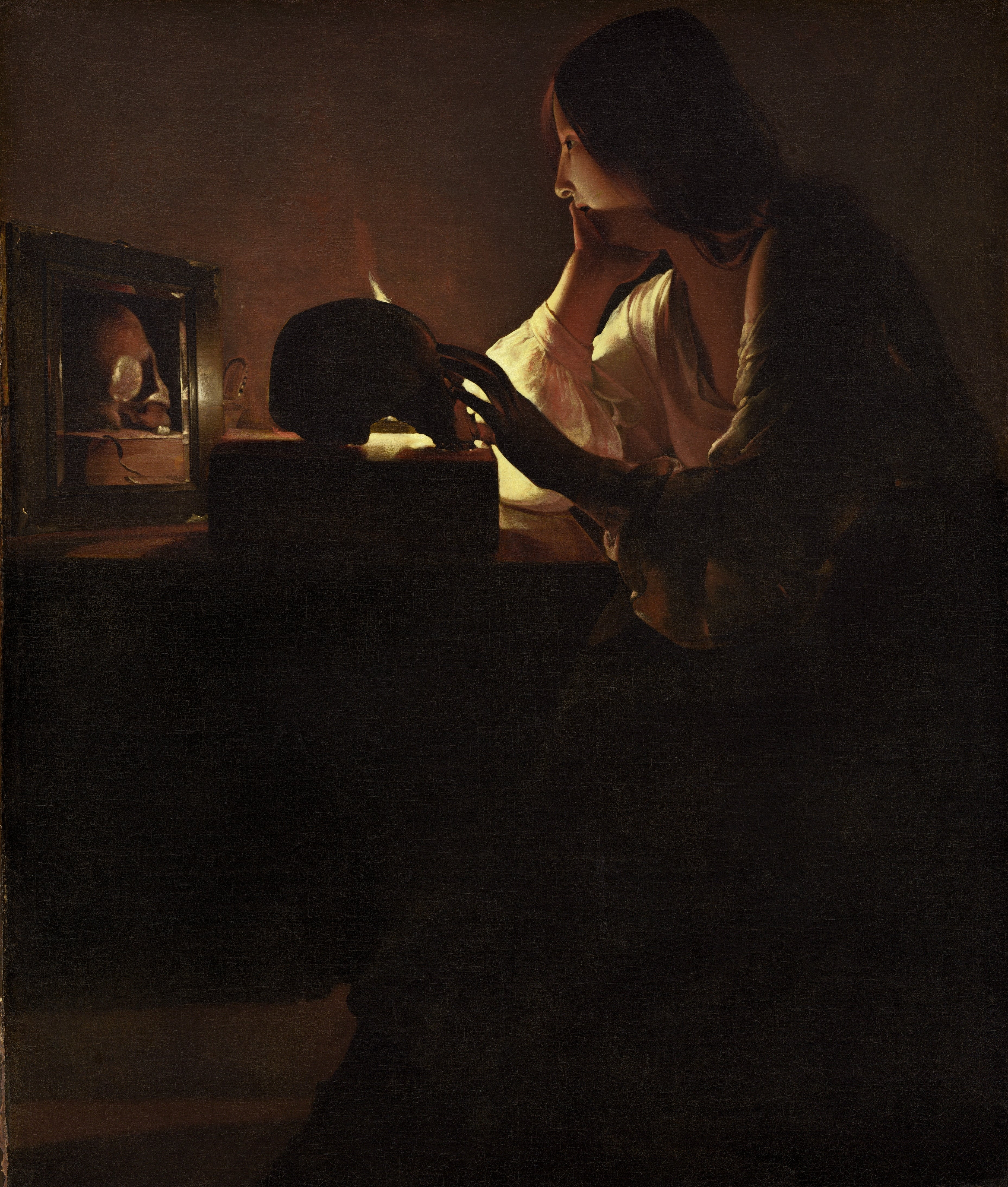 La Madeleine au miroir - Georges de La Tour - Alpha Reproduction