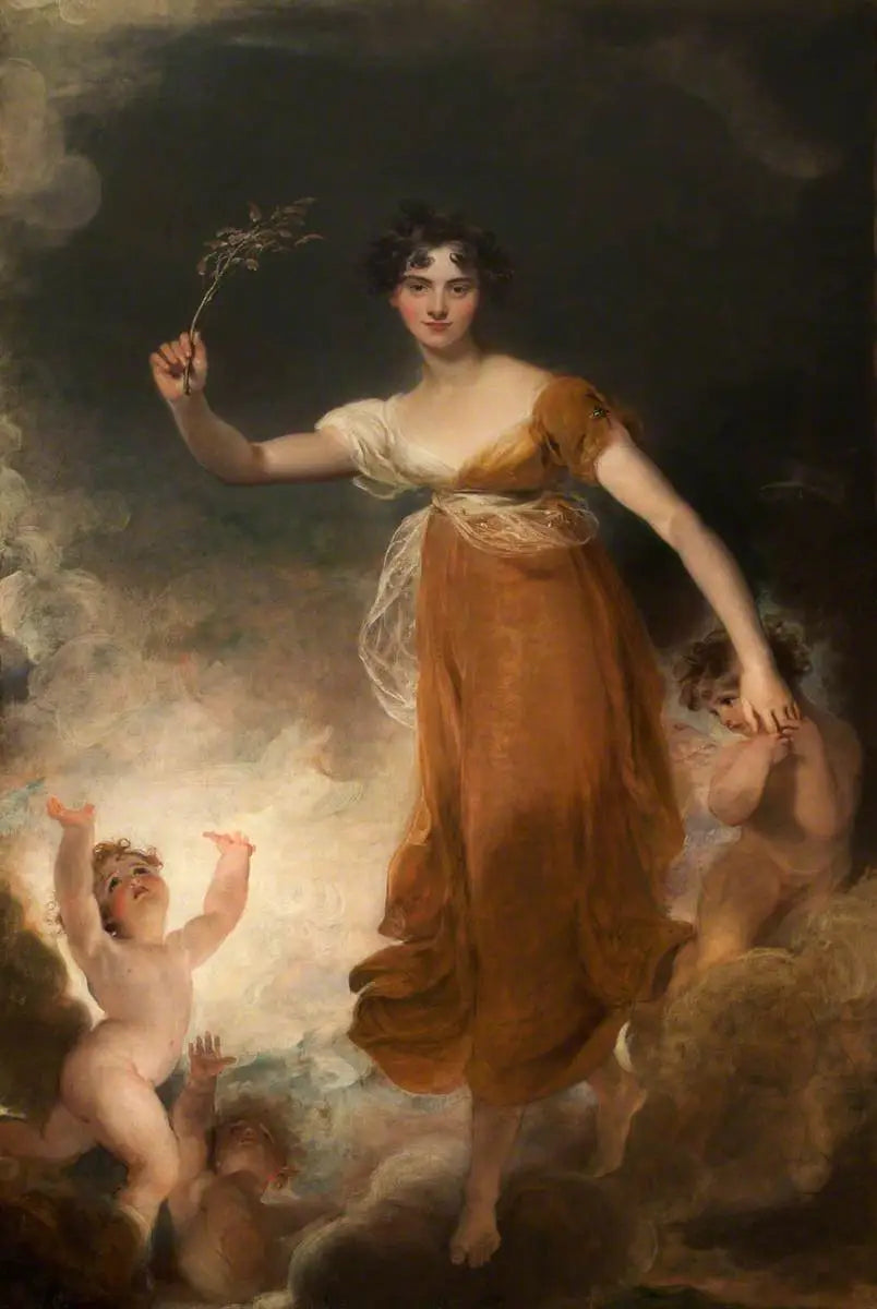 Georgiana Maria Leicester (1793-1859) Lady de Tabley dans le rôle de « Hope » - Thomas Lawrence - Alpha Reproduction