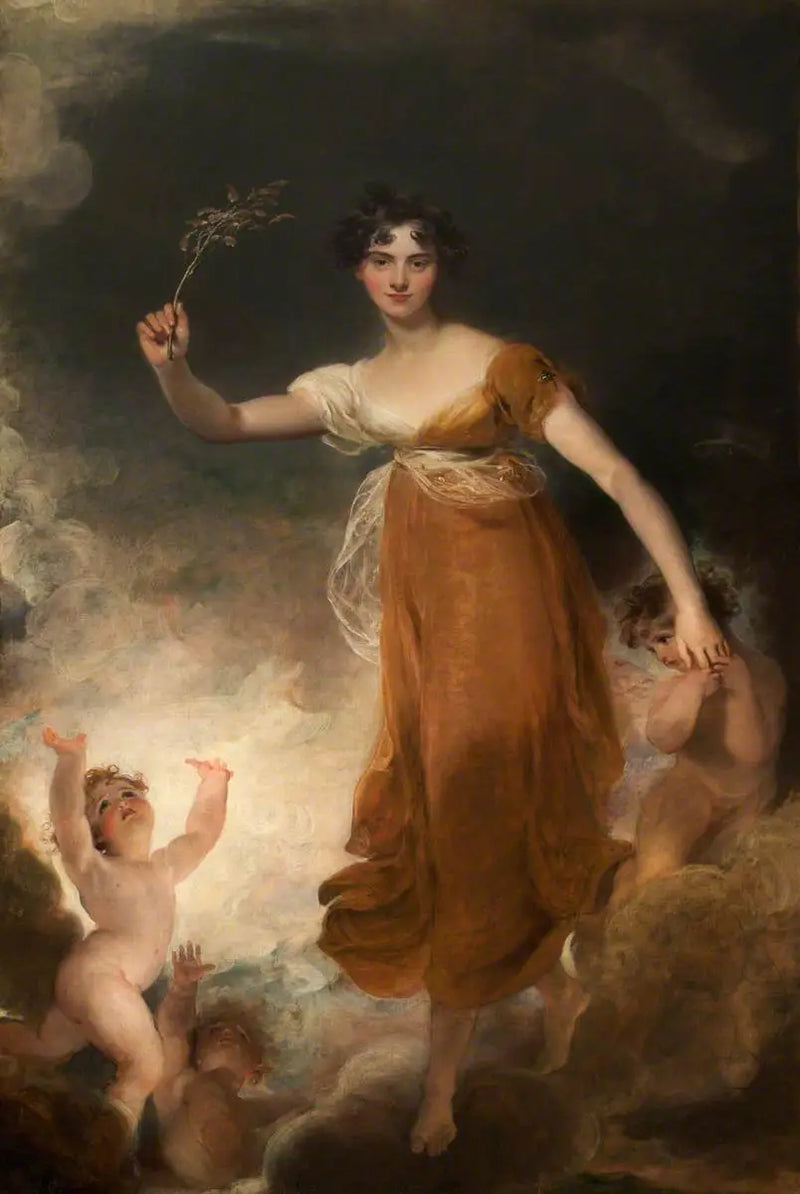 جورجيانا ماريا ليستر (1793-1859)، ليدي دي تابي، في دور « هوب » - توماس لورانس
