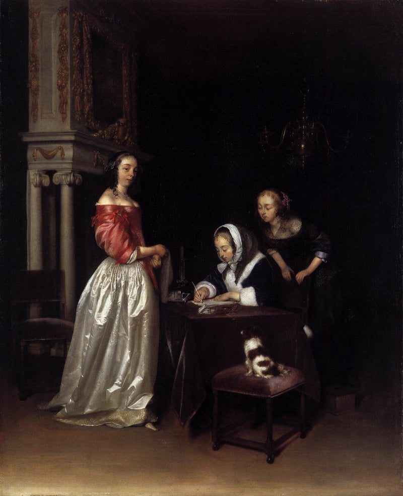 Les curieux - Gerard ter Borch