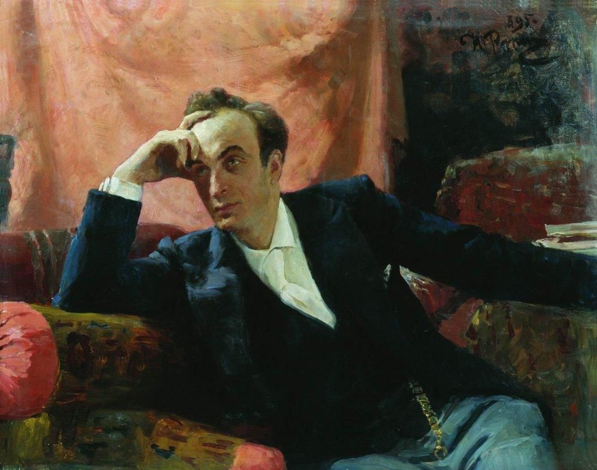 Portrait de l'acteur Grigori Grigorievich Ghe - Ilya Repin