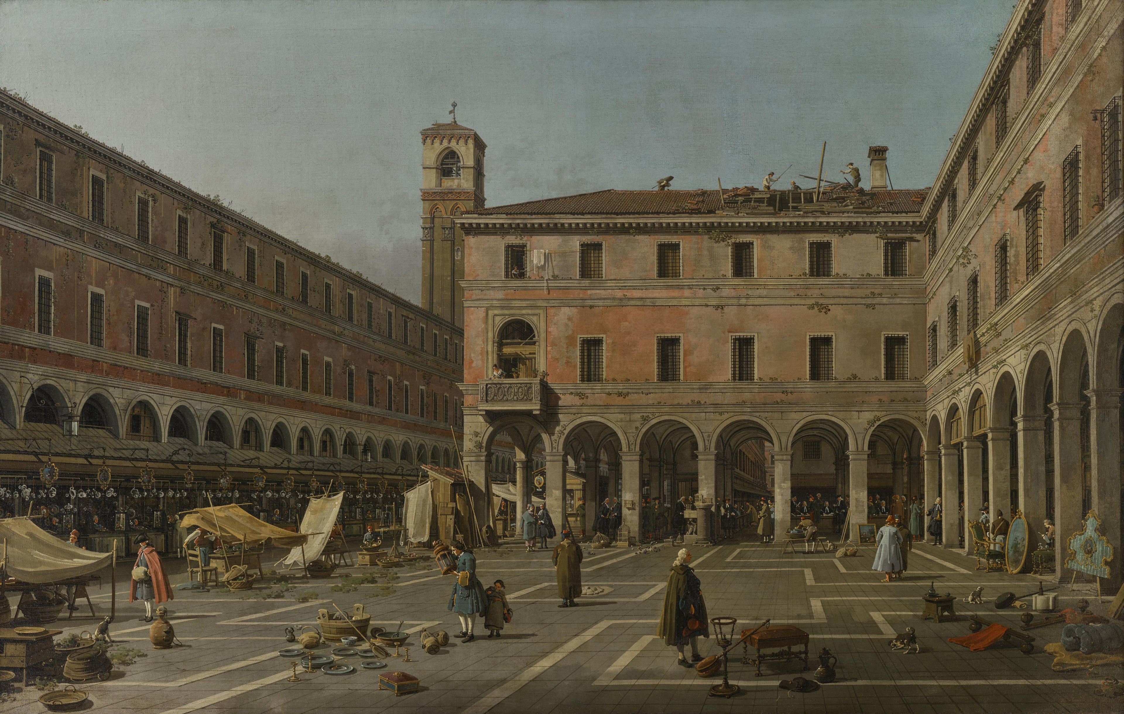 Le Campo du Rialto - Canaletto