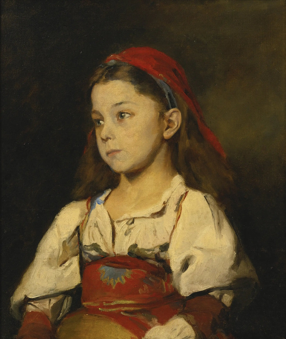 Fille en costume de Ciociaro - William Merritt Chase - Alpha Reproduction