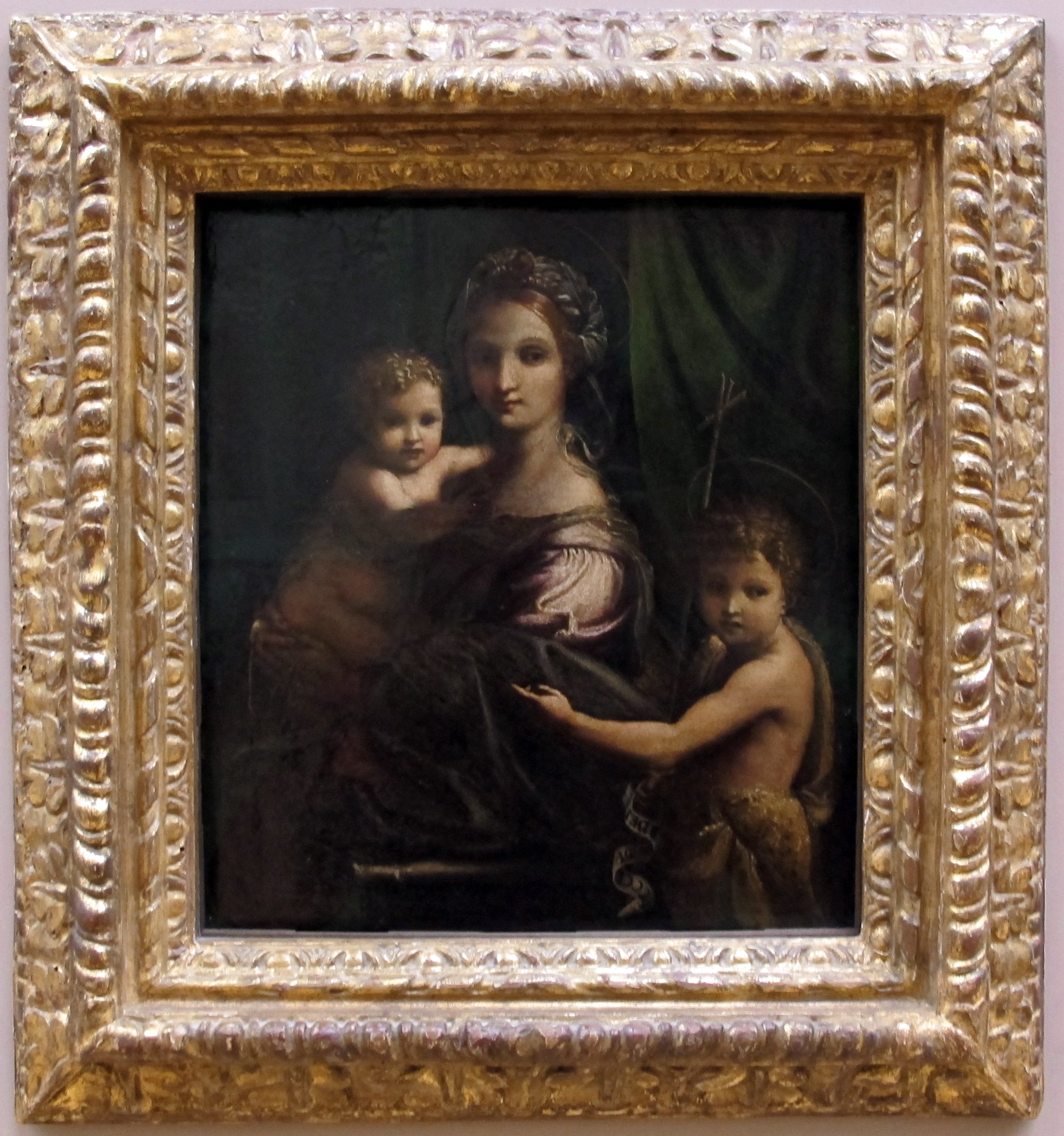 La Vierge et l'Enfant avec le petit saint Jean - Giulio Romano
