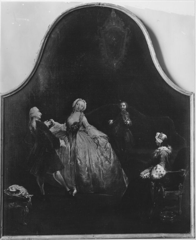Die Tanzstunde - Giuseppe Maria Crespi image 1 reproduction d’œuvre d’art à l’huile