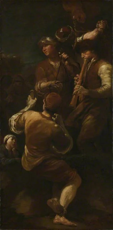 Musiciens - Giuseppe Maria Crespi image 1 copie peinte à la main à l’huile