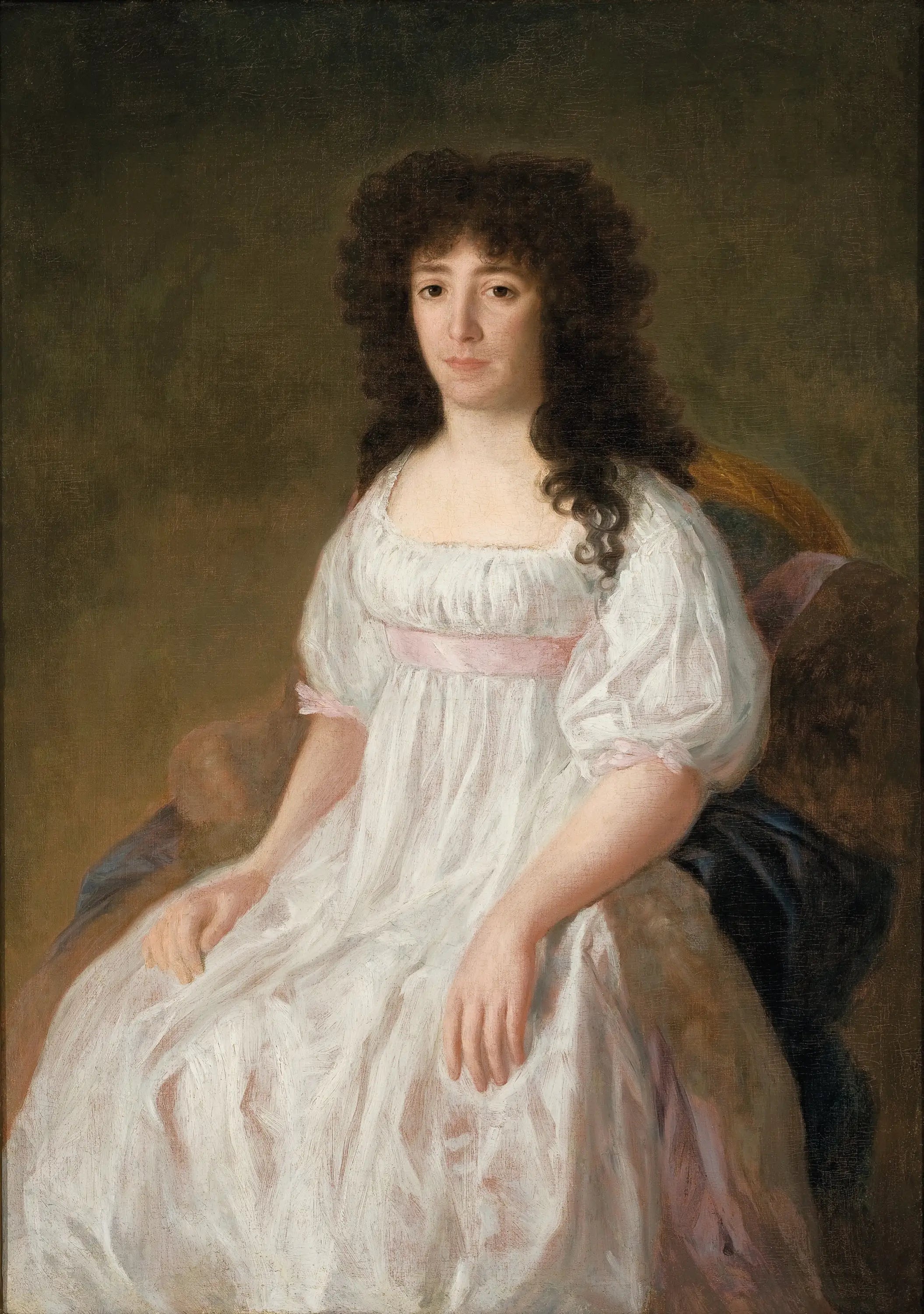 Reproduction du tableau « La comtesse de Casa Flores - Francisco de Goya » par Alpha Reproduction en peinture à l’huile