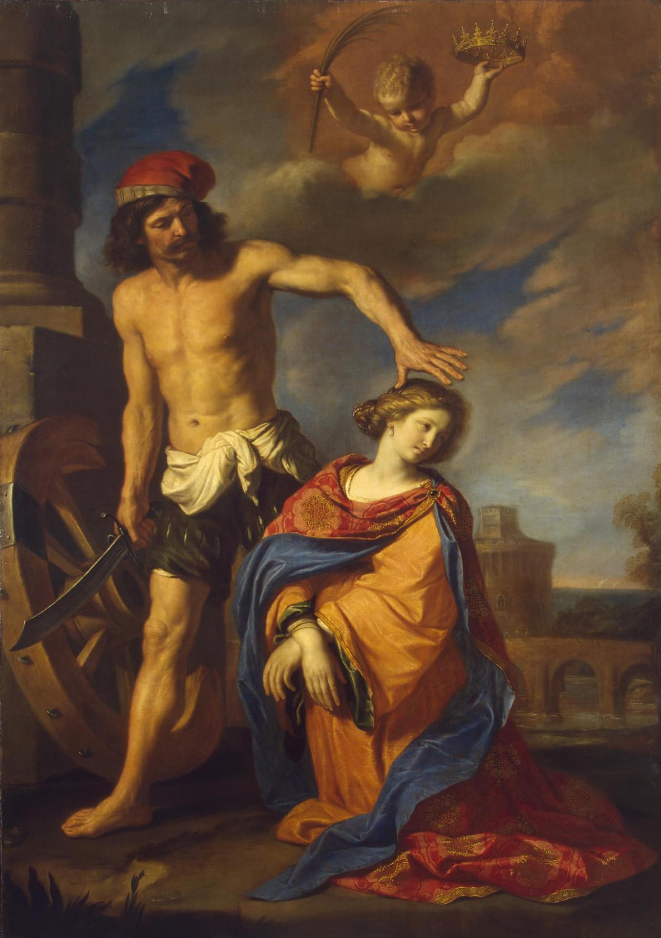 Martyre de sainte Catherine - Guercino - Alpha Reproduction