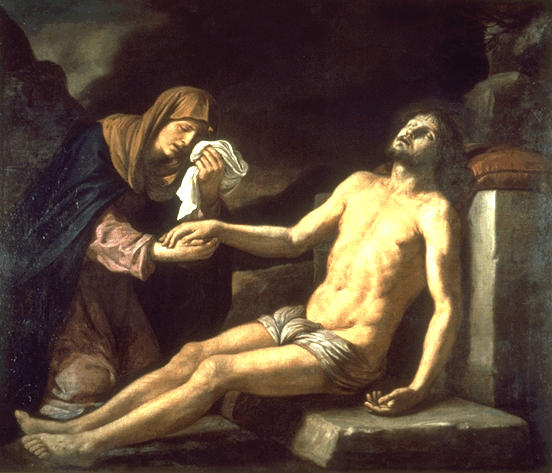 Le Christ mort pleuré par la Vierge - Guercino - Alpha Reproduction