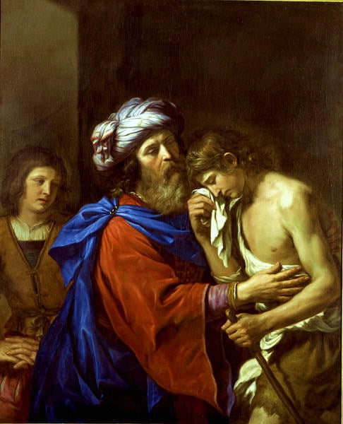 Le retour du fils prodigue. - Guercino - Alpha Reproduction