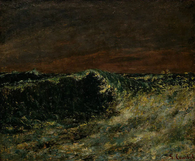 الموجة - غوستاف كوربيه