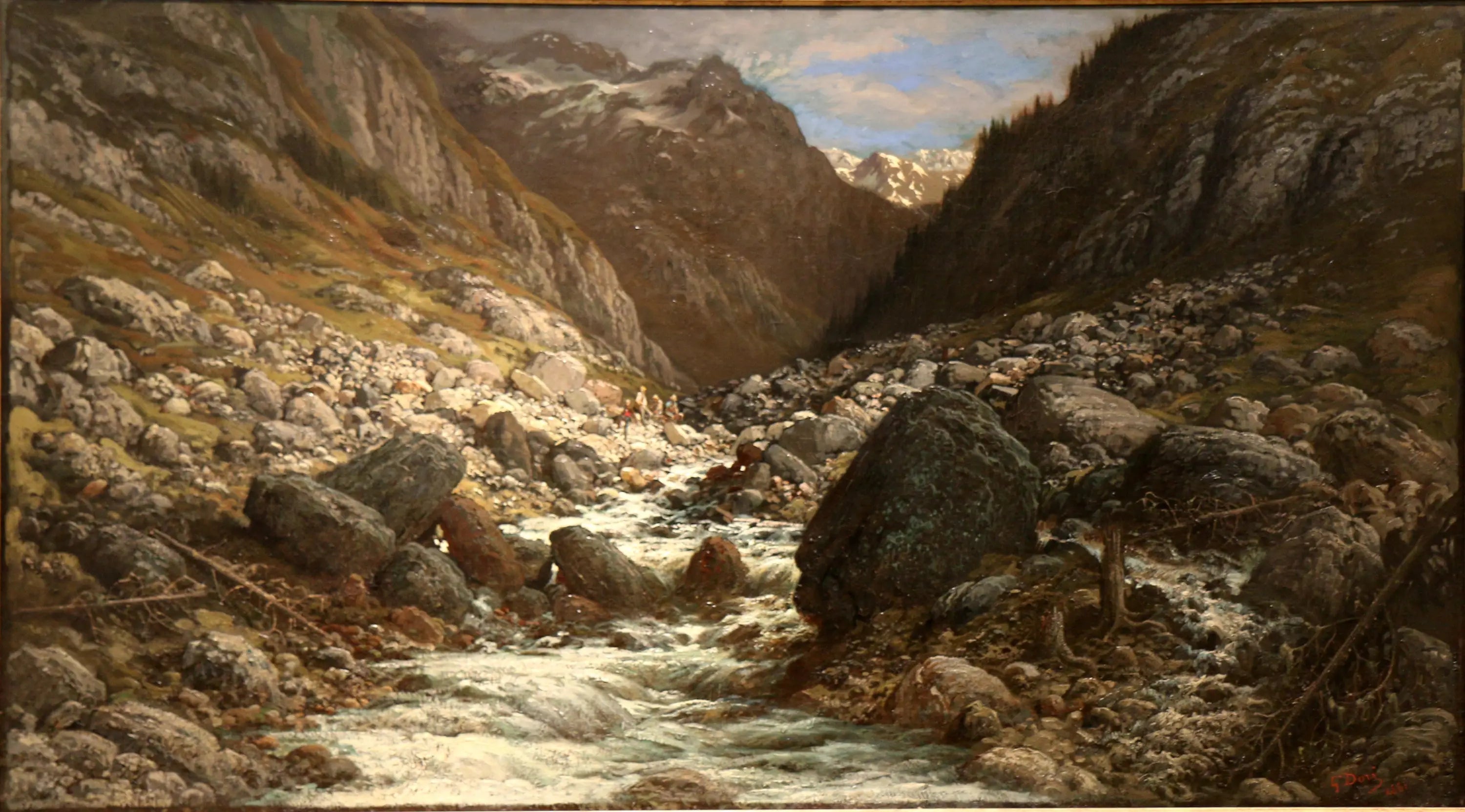 Torrent de montagne - Gustave Doré - Alpha Reproduction