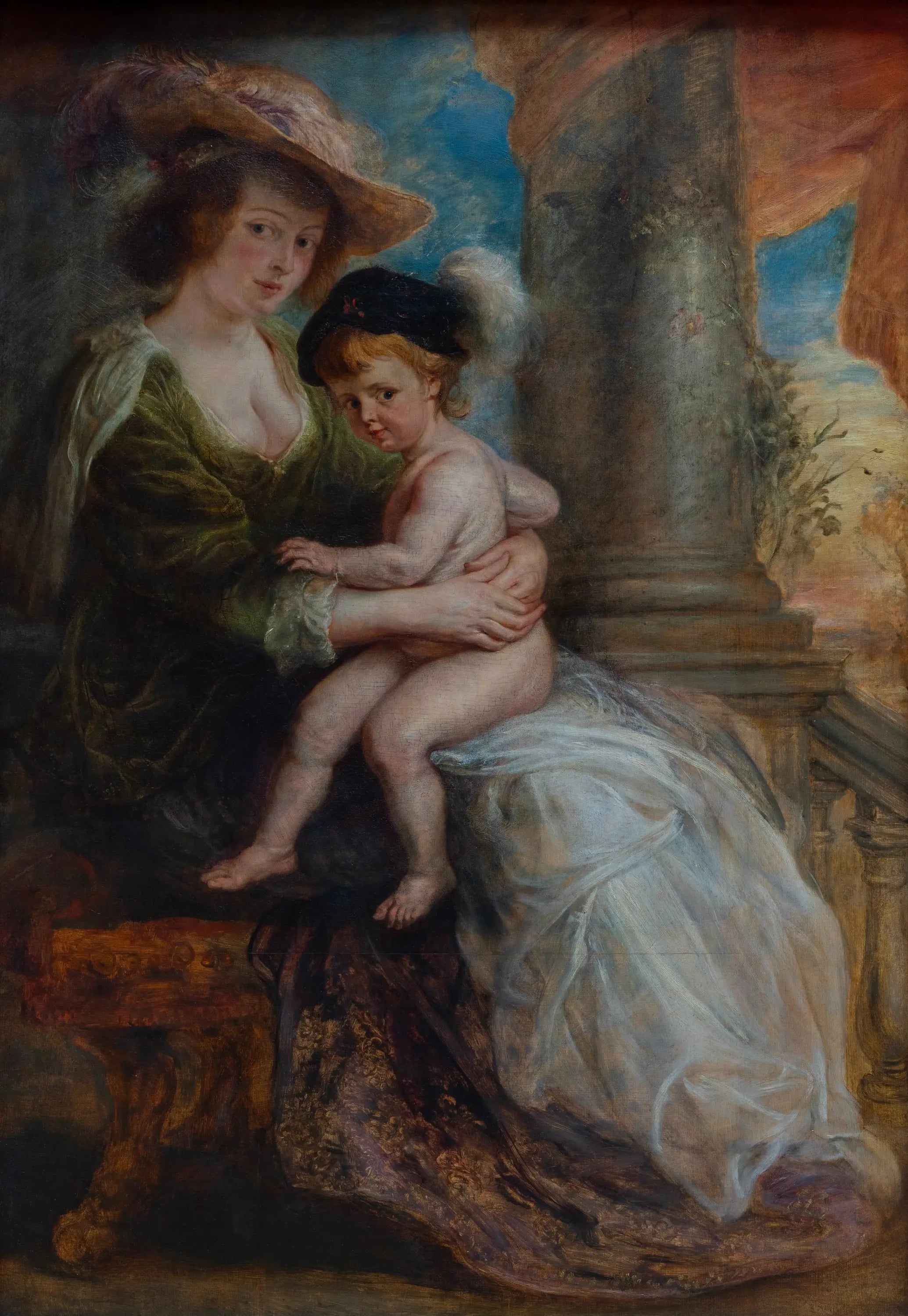 Hélène Fourment et son fils Frans - Peter Paul Rubens - Alpha Reproduction