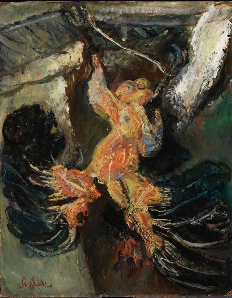Hanging Turkey by Chaim Soutine, c. 1925, oil on millboard - Chaim Soutine