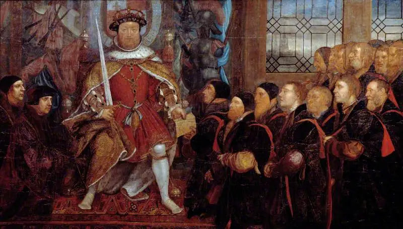 Henry VIII with the Barber-Surgeons - Hans Holbein le Jeune - Alpha Reproduction