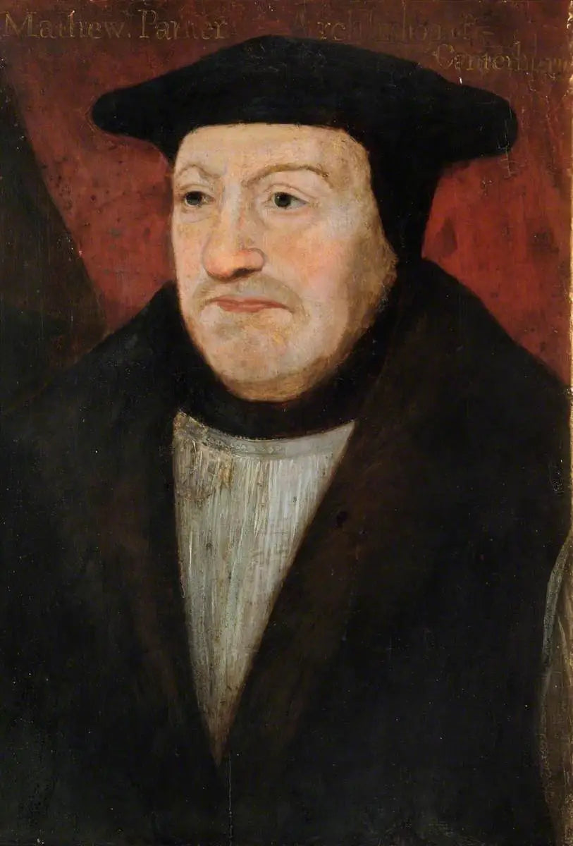 Matthew Parker (1504–1575) Archbishop of Canterbury - Hans Holbein le Jeune - Alpha Reproduction
