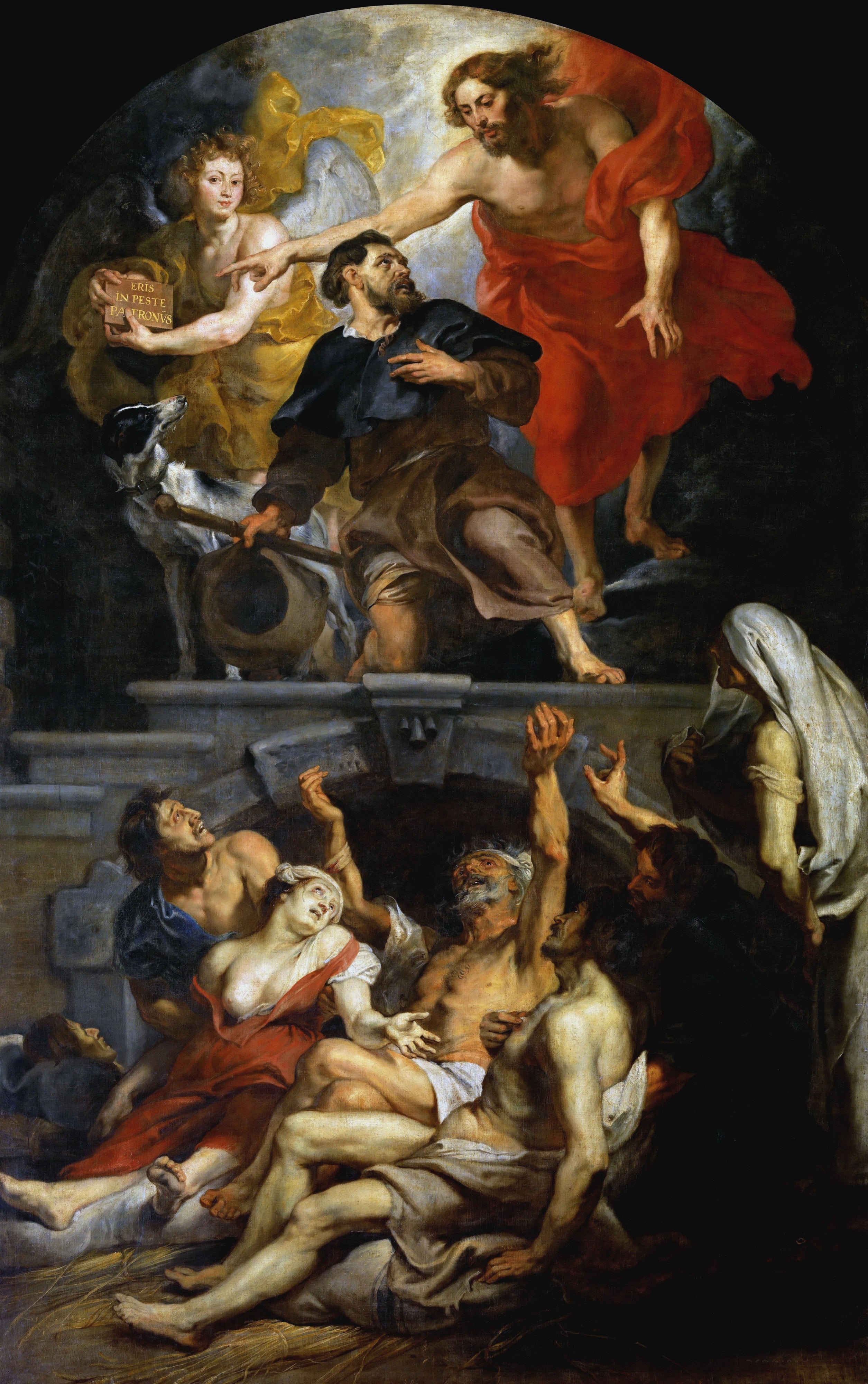 Le Christ nomme saint Roch patron des pestiférés - Peter Paul Rubens