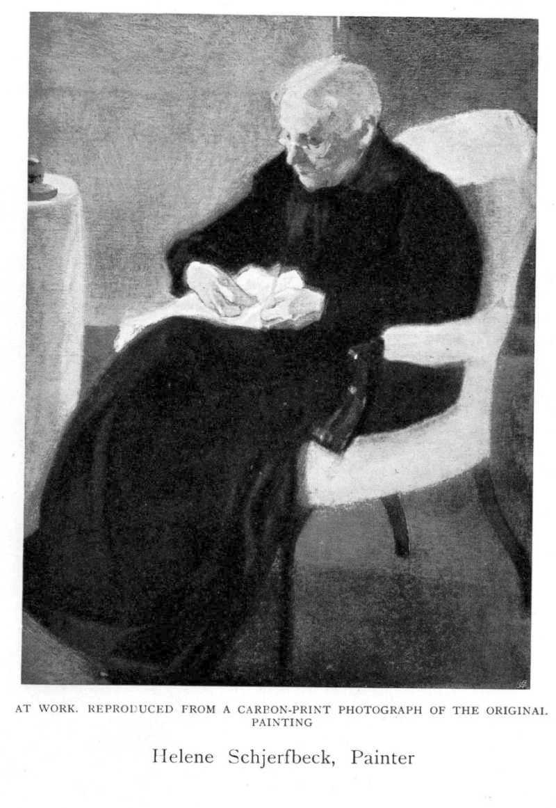 At Work - Helene Schjerfbeck