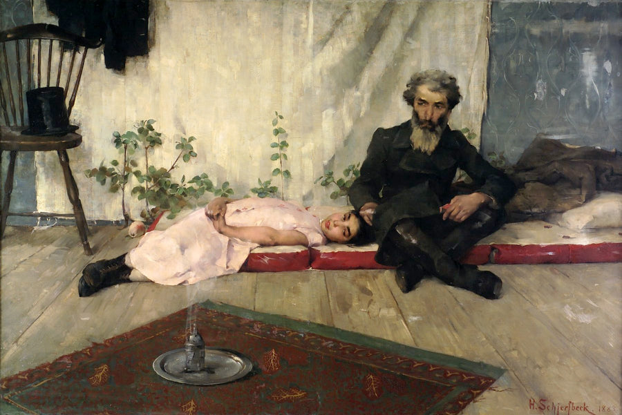 Fête juive (Feast of Tabernacles) (1883) - Helene Schjerfbeck
