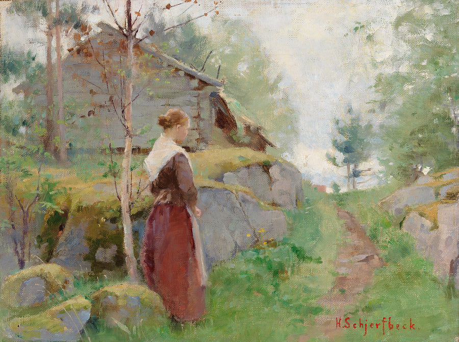 The Girl From Barösund (1885) - Helene Schjerfbeck