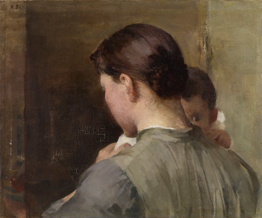 Woman and Child (1887) - Helene Schjerfbeck