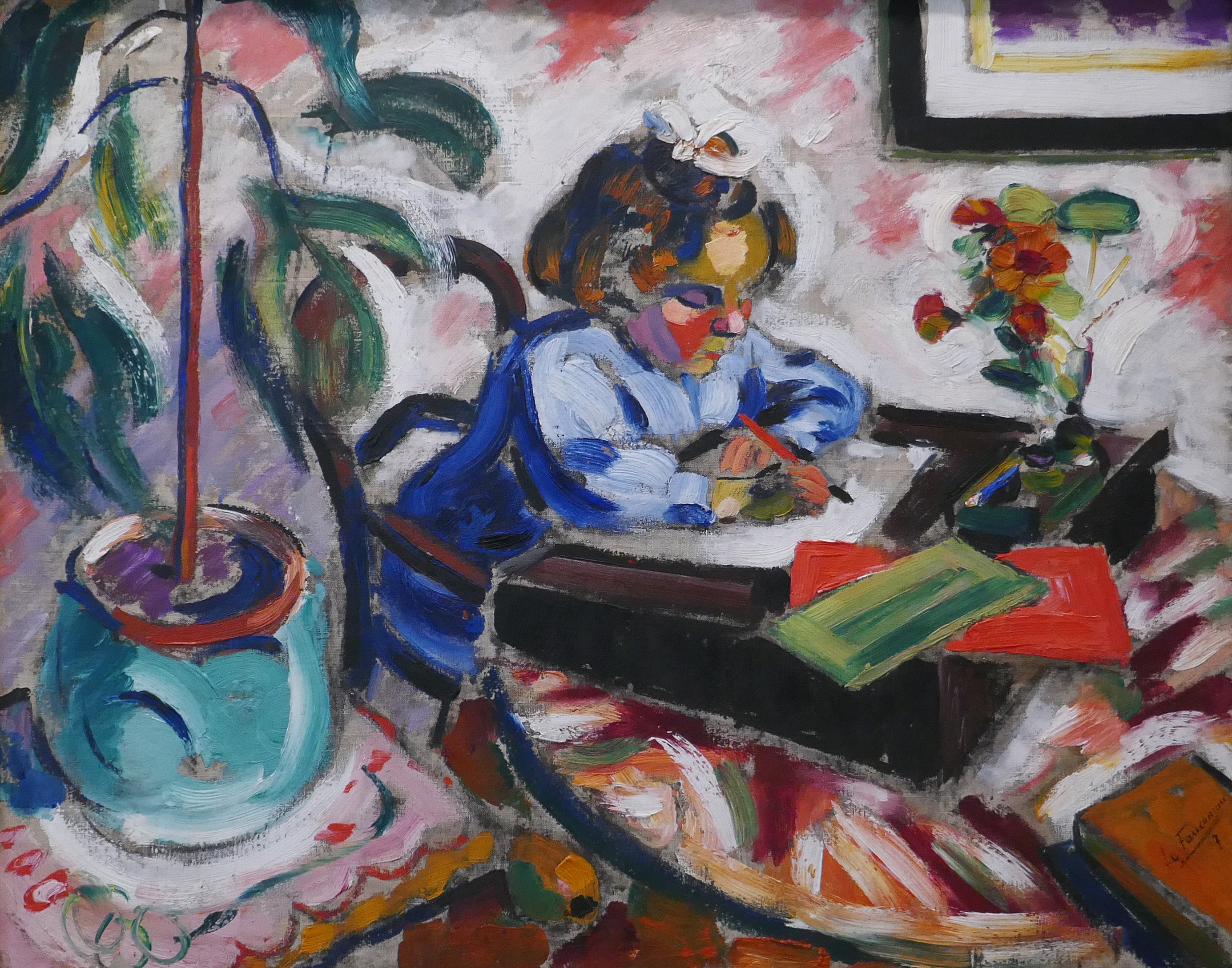 Petite écolière - Henri Le Fauconnier