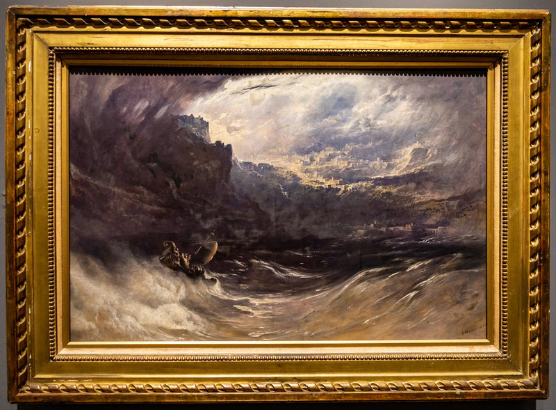 المسيح يهدئ العاصفة - جون مارتن