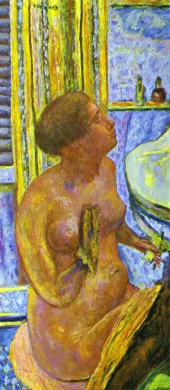 Reproduction du tableau « Le gant de crin - Pierre Bonnard » par Alpha Reproduction en peinture à l’huile