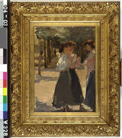 Trois femmes sur une avenue - Isaac Israëls