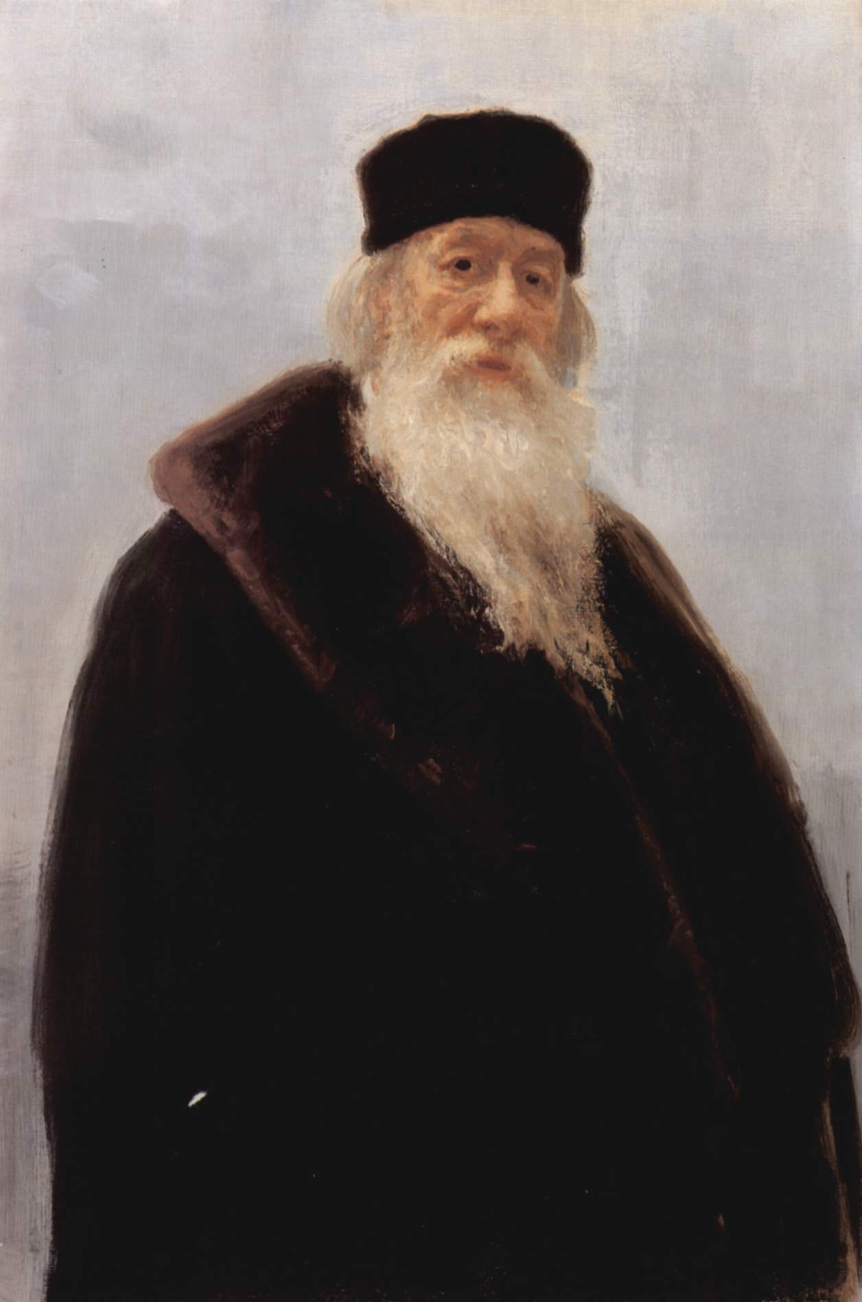 Portrait de Vladimir Vasilievich Stasov, russischer Kunsthistoriker &#32;et&#32; Écriture musicale - Ilya Repin