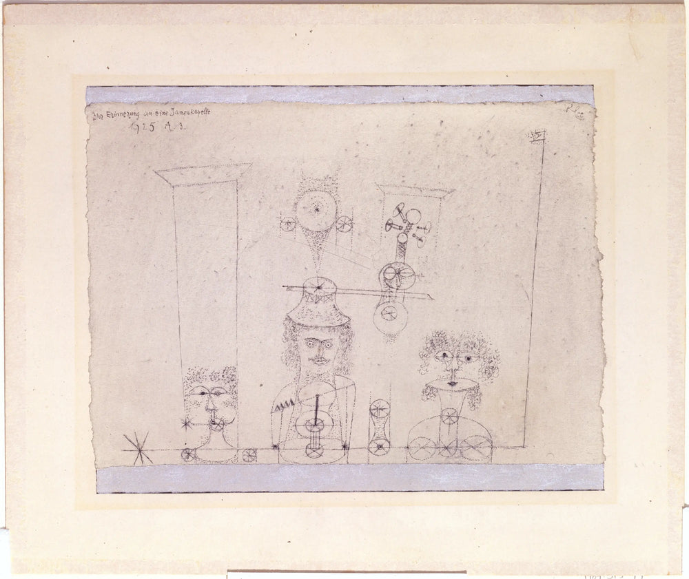 À la mémoire d’un groupe entièrement féminin - Paul Klee - Alpha Reproduction