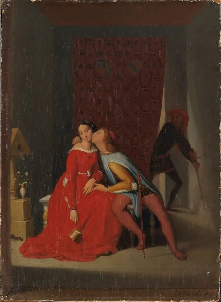 Francesca da Rimini et Paolo Malatesta - Jean-Auguste-Dominique Ingres - Alpha Reproduction