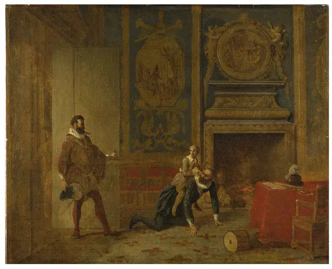 Henri IV le Dauphin et l’ambassadeur d’Espagne - Jean-Auguste-Dominique Ingres - Alpha Reproduction