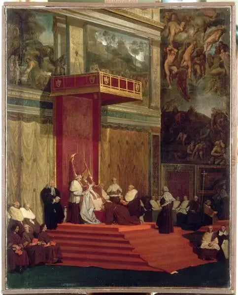 Chapelle locataire du Pape Pie VII - Jean-Auguste-Dominique Ingres - Alpha Reproduction