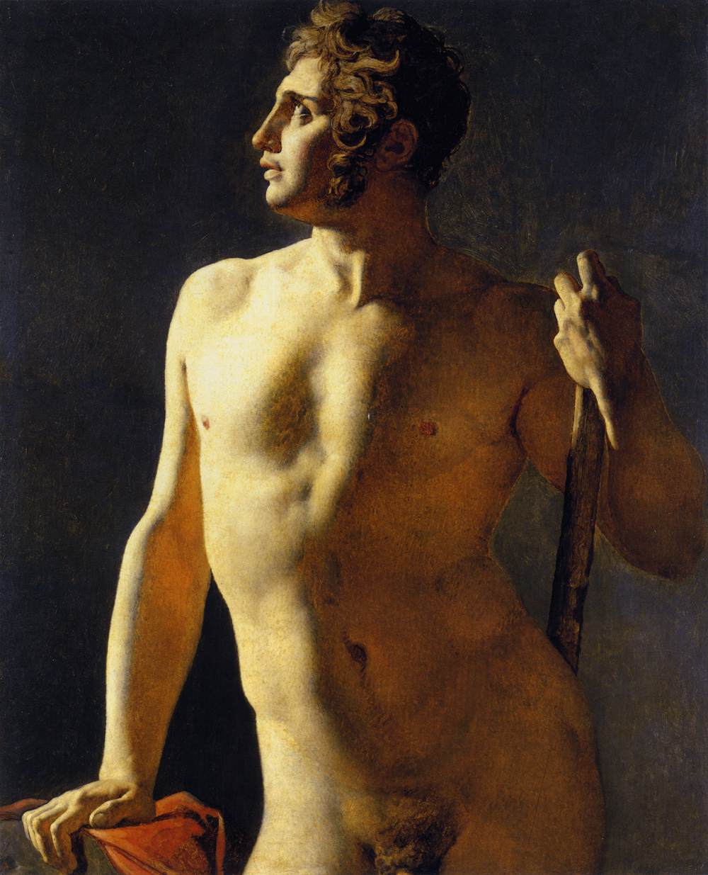 Torse ou demi-figure peinte - Jean-Auguste-Dominique Ingres