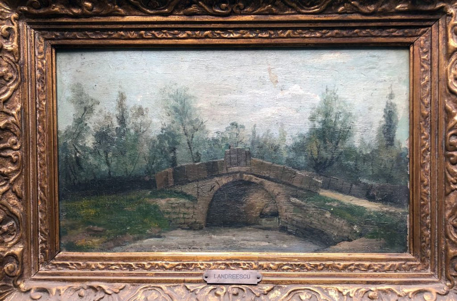 Le Pont, Ion Andreescu, 1935, peinture à l’huile
