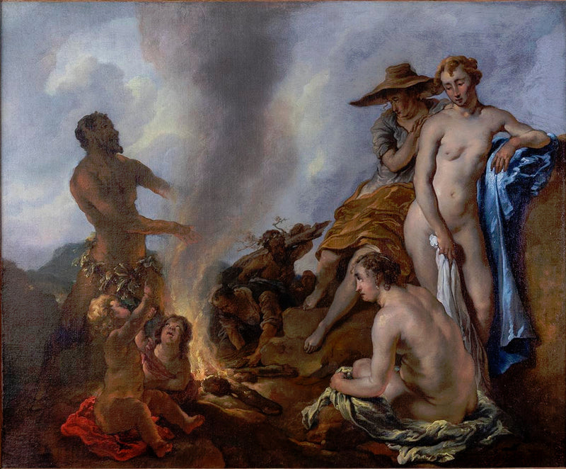 Nymphes et Satyres, une allégorie du feu - Jacob Jordaens1