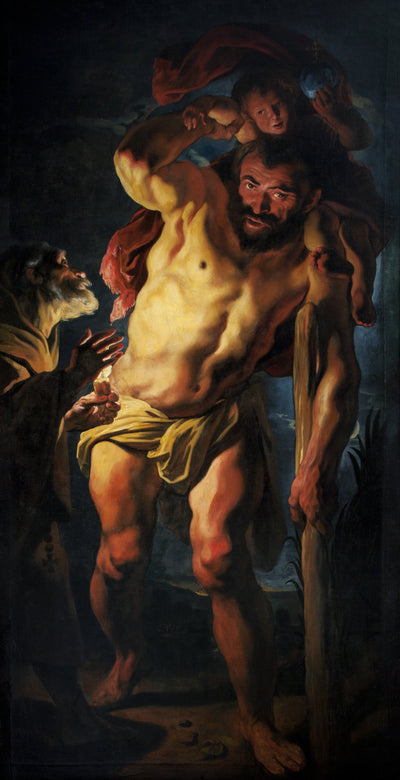 Saint Christophe portant l'Enfant Jésus - Jacob Jordaens1