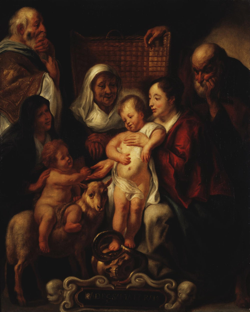 La Sainte Famille (Ermitage) - Jacob Jordaens