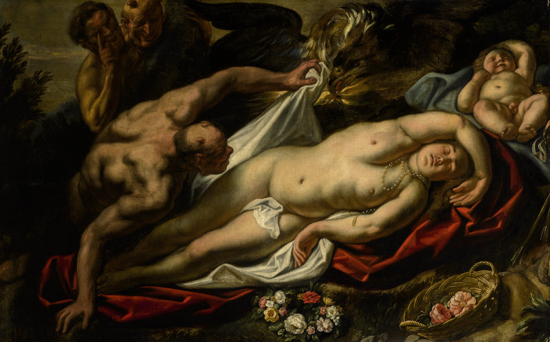Antiope endormie, approchée par Jupiter - Jacob Jordaens