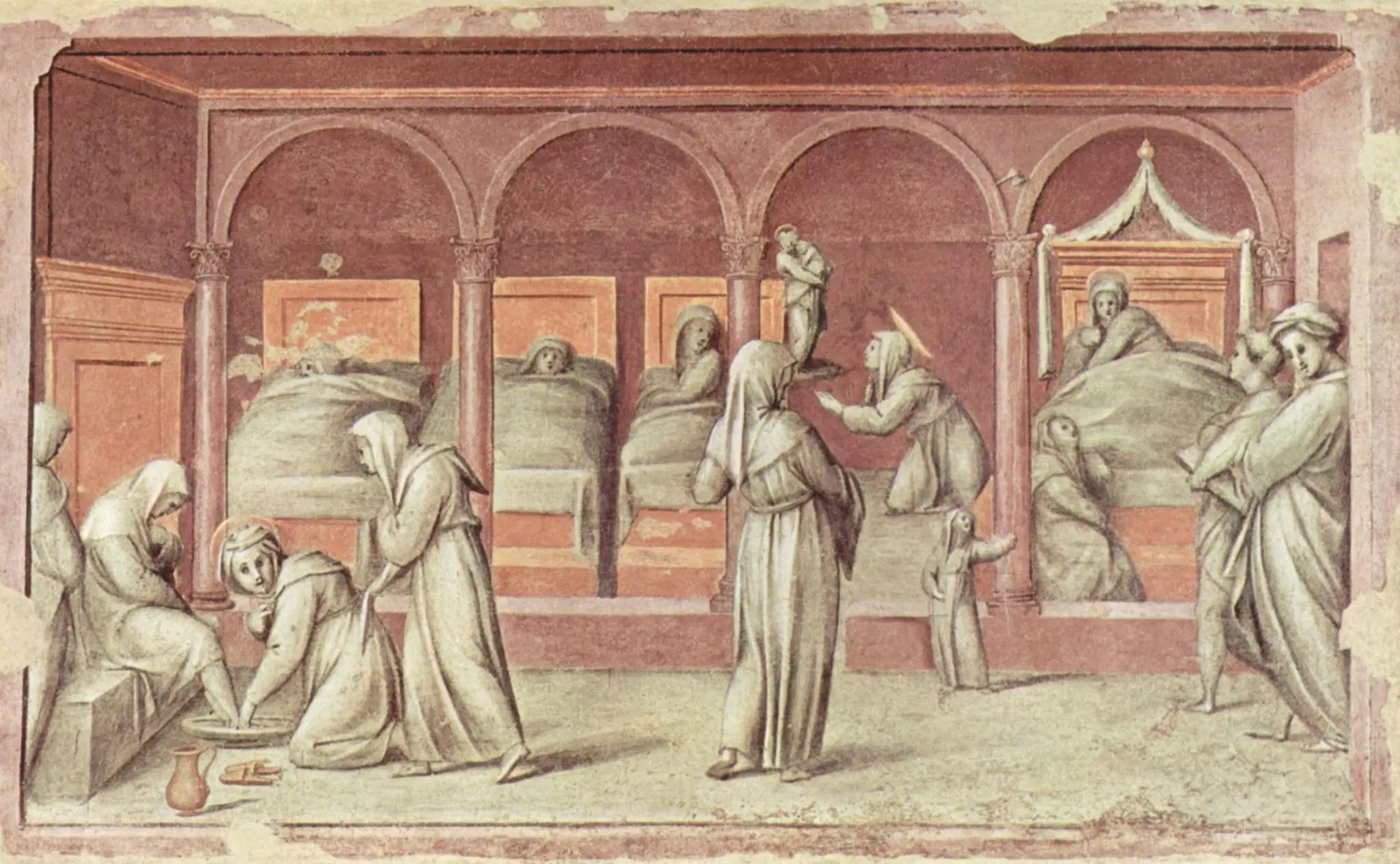 Scène de la vie à l’hôpital - Pontormo - Alpha Reproduction