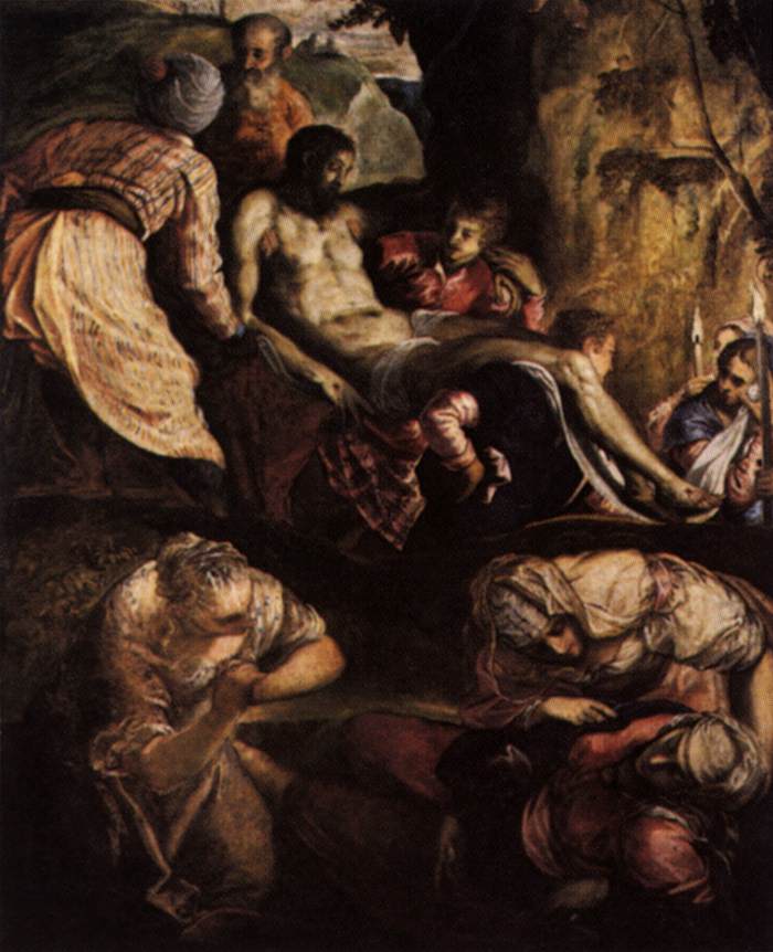 Le Christ porté au tombeau - Jacopo Tintoretto - Alpha Reproduction