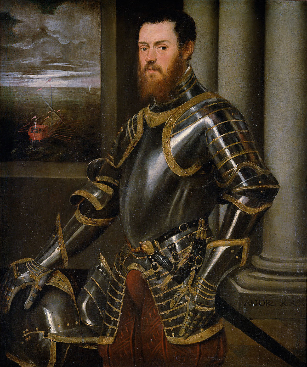 Portrait de Sigismond Auguste avec une galère royale - Jacopo Tintoretto - Alpha Reproduction